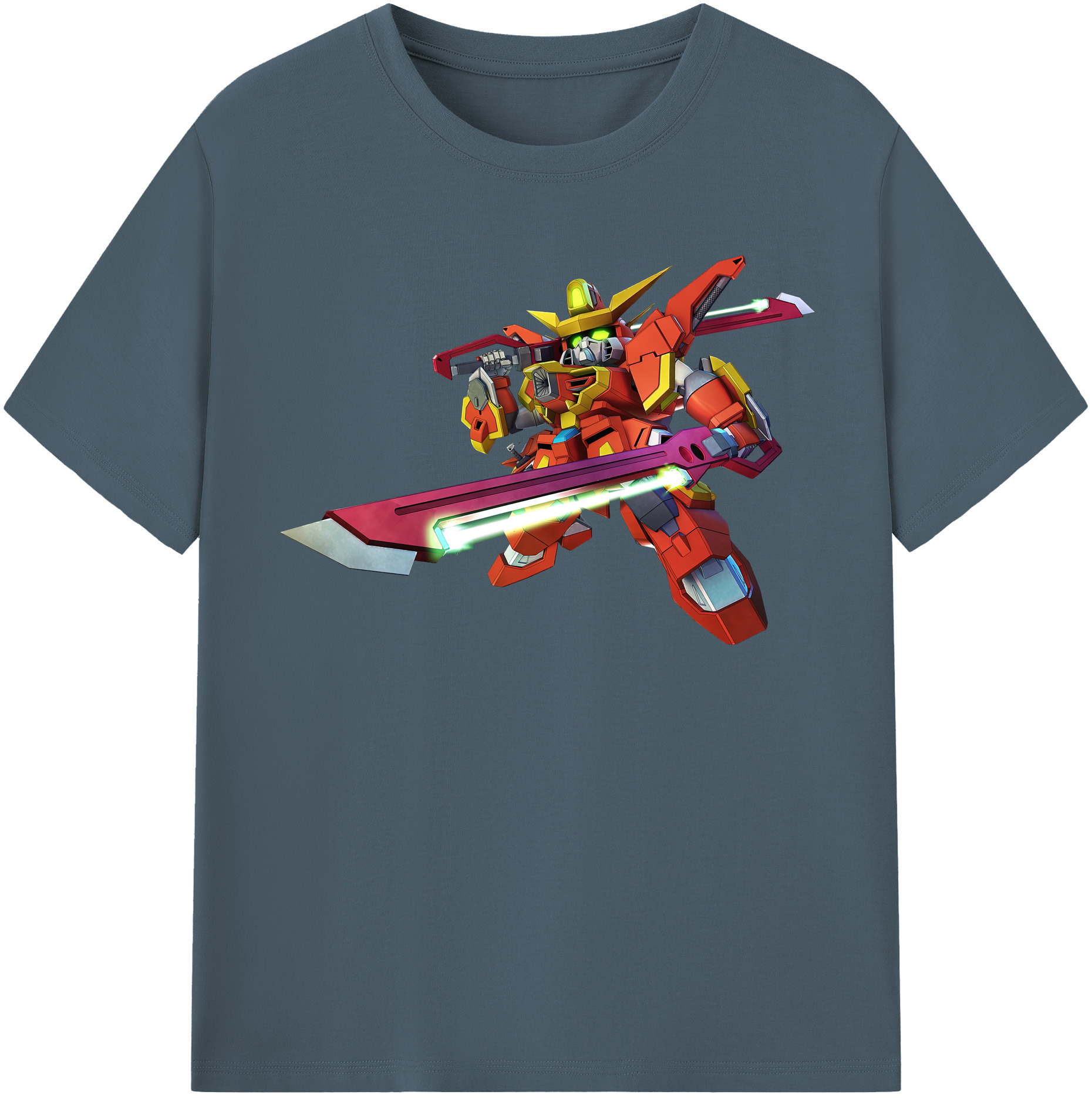 （画像用） 機動戦士ガンダム Mobile Suit Gundam 綿100％半袖Tシャツ（フロントプリント）